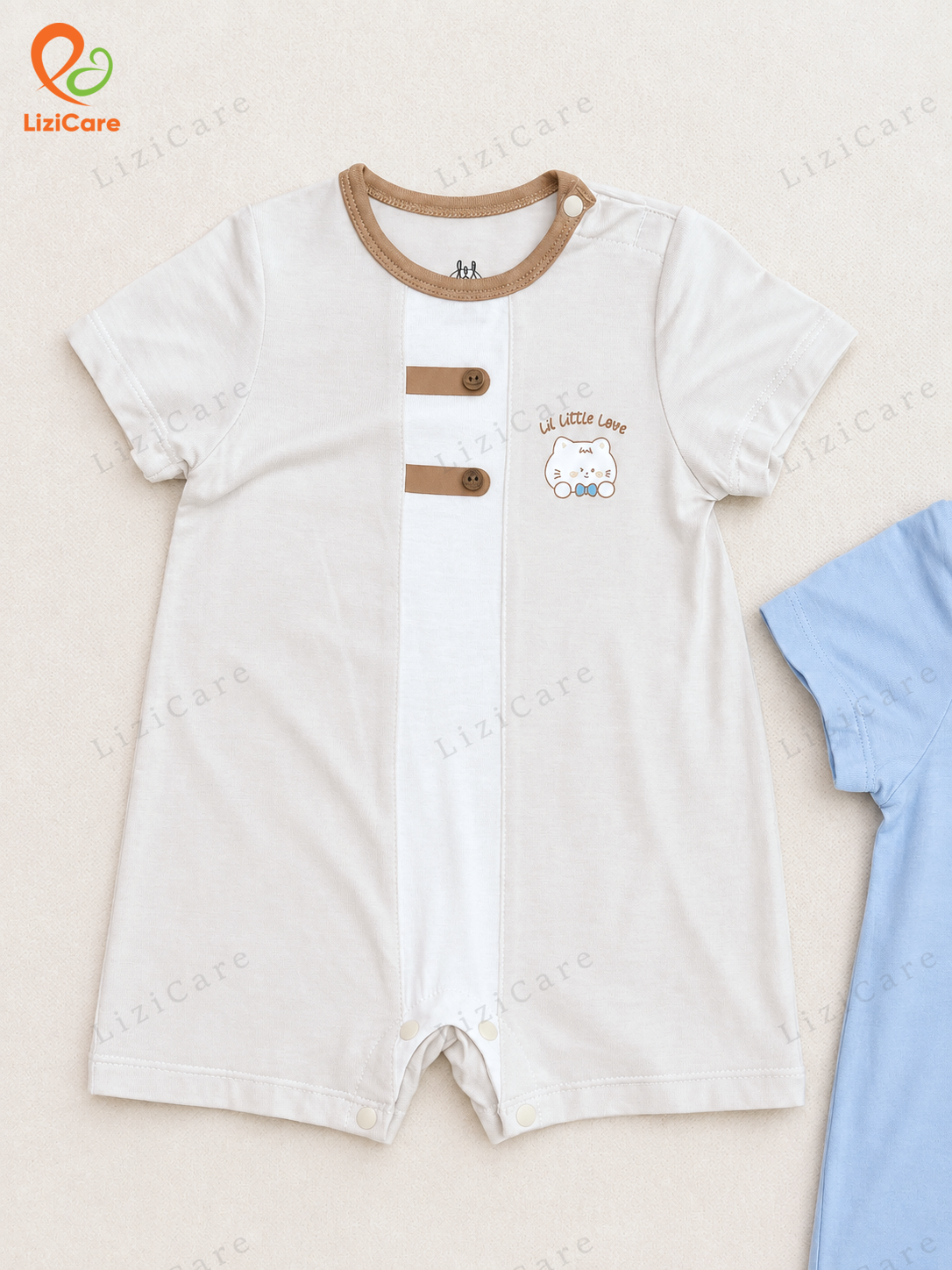 Body đùi Swoothy Little Love nâu in mèo