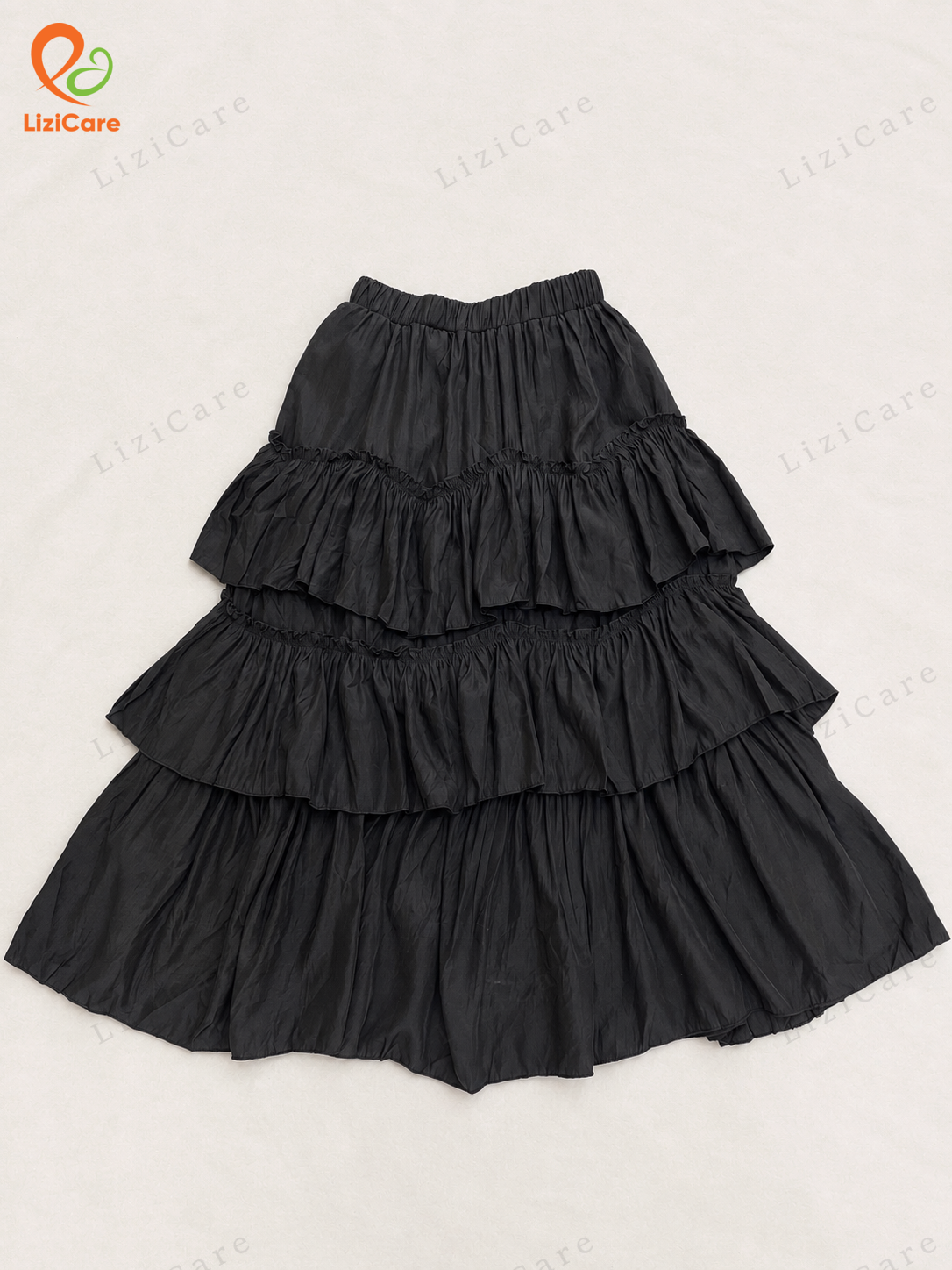 Chân váy 3 tầng mầu đen free size