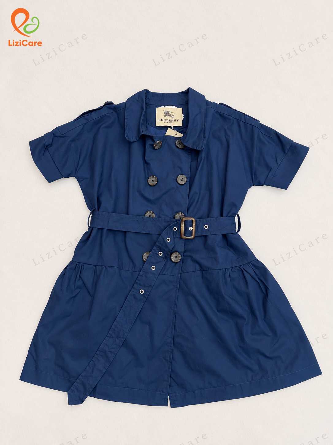 Váy Burberry bé gái xanh than