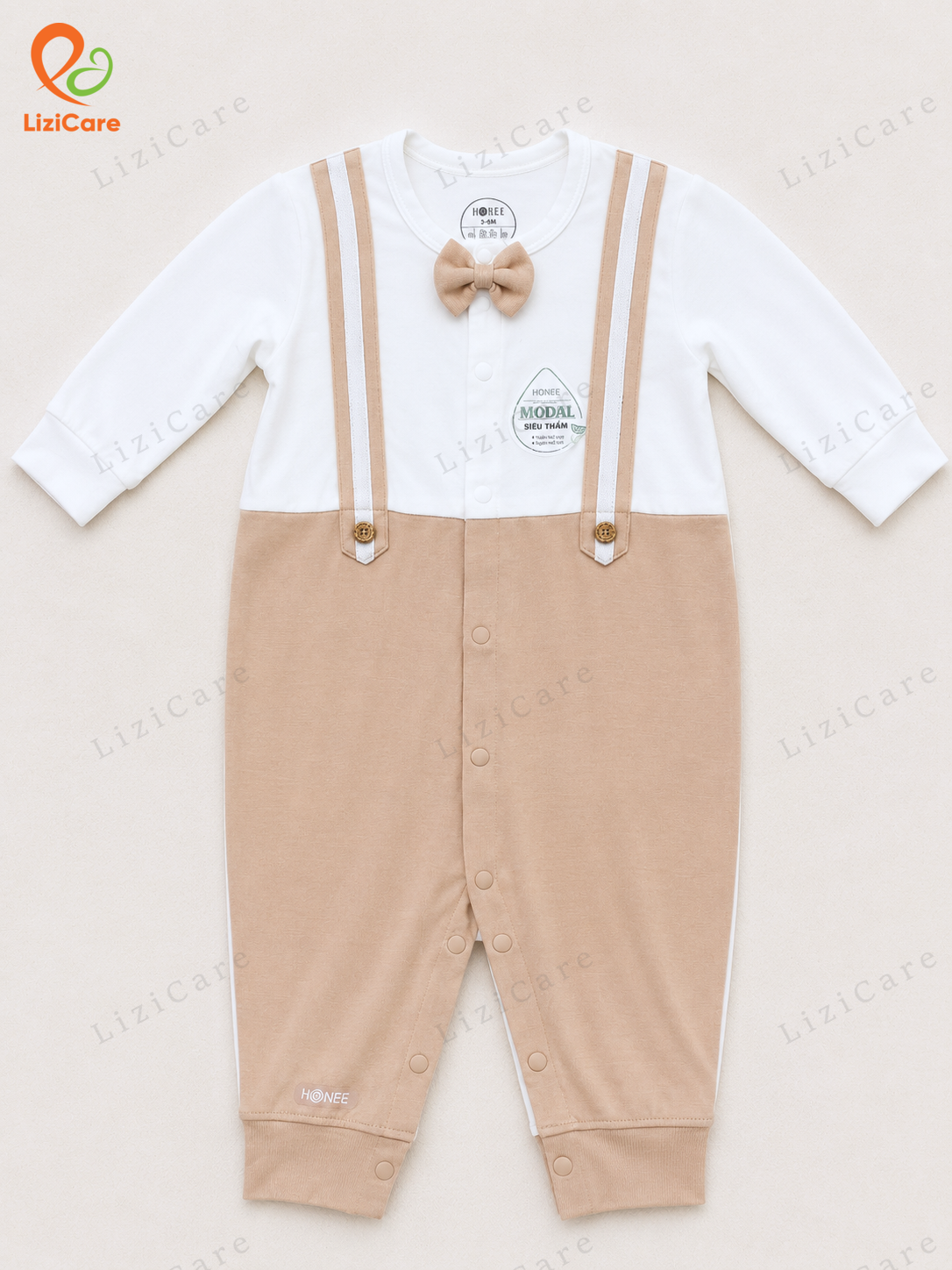 Body cài giữa Mr.Henry Nâu Camel size