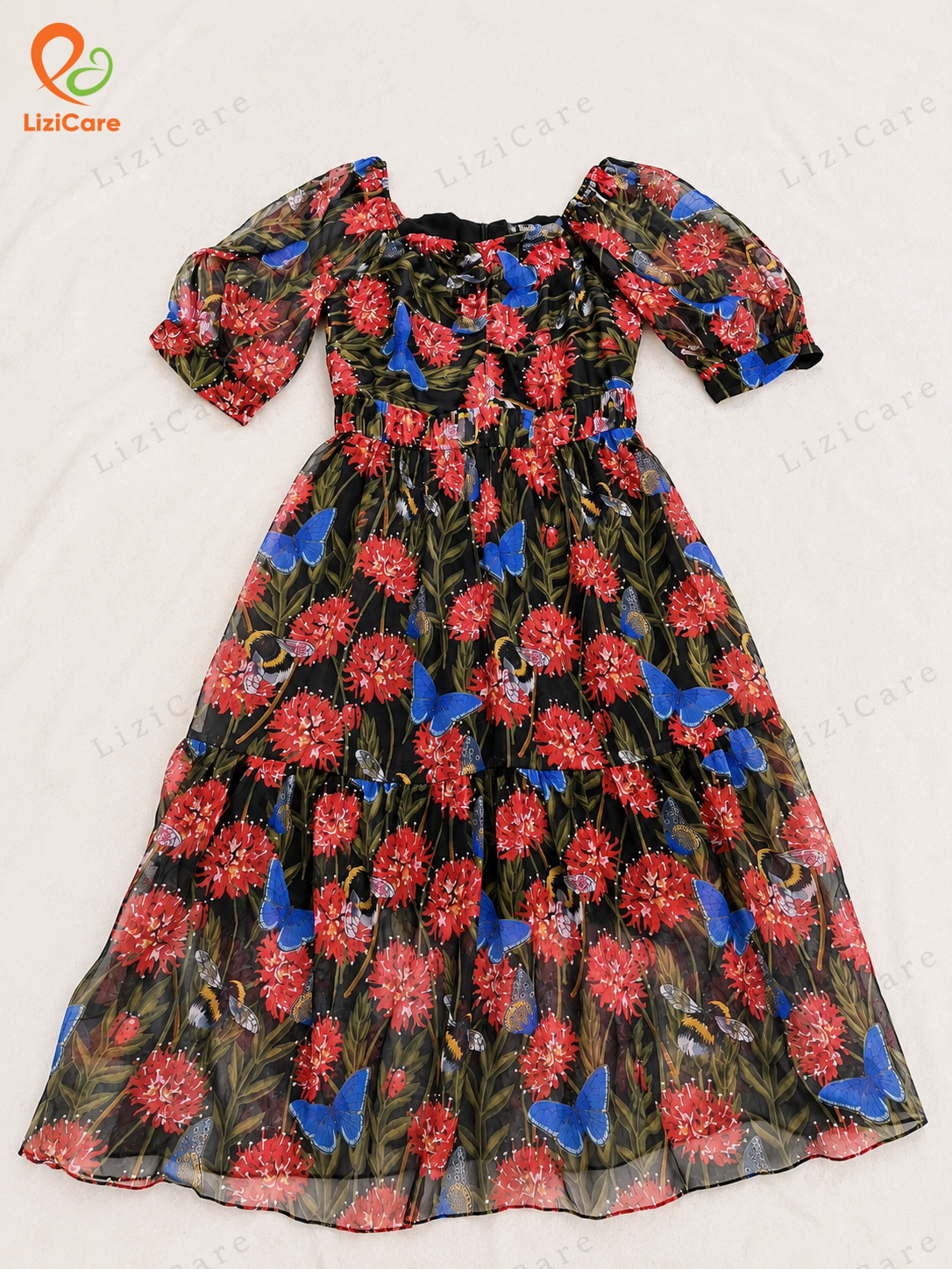 Váy cộc tay Topshop nhún ngực