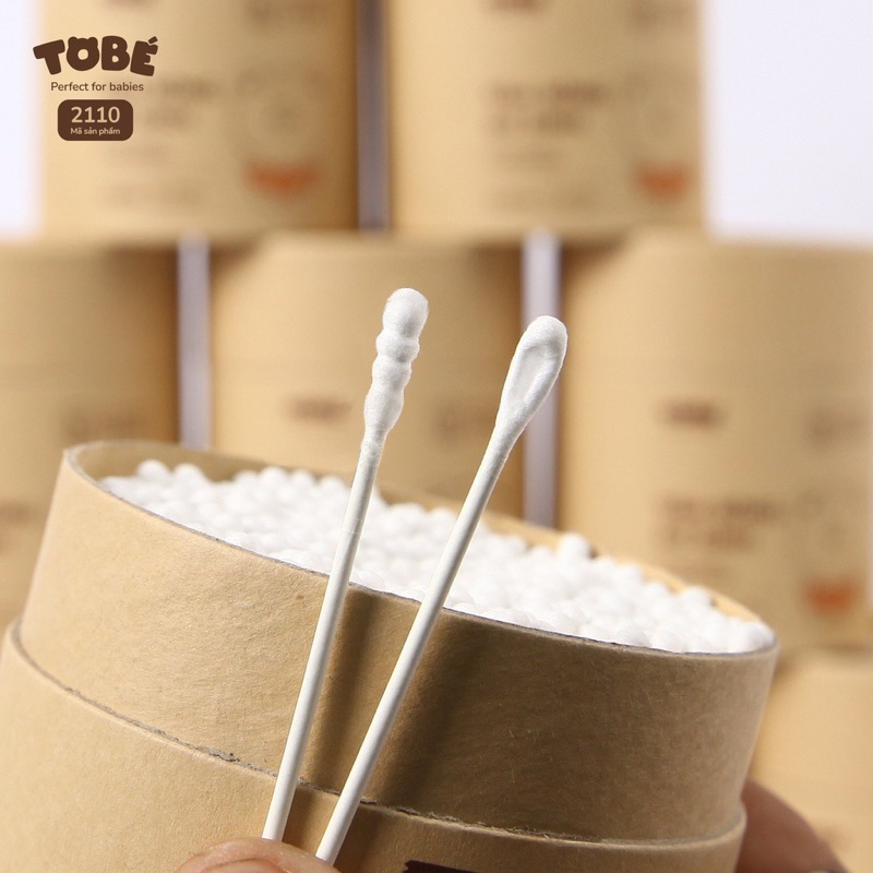 Tăm bông sơ sinh mã 2110 400c/hộp