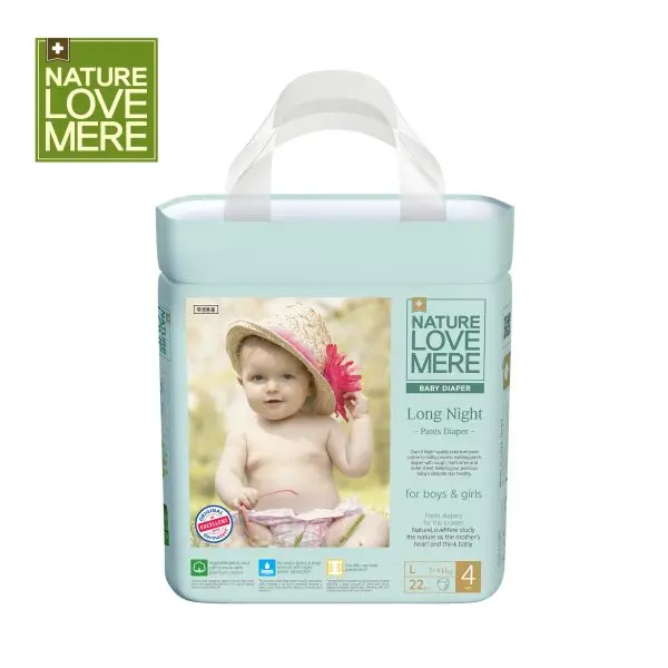 Bỉm Nature Love quần Long Night 22 miếng size L 7-11kg