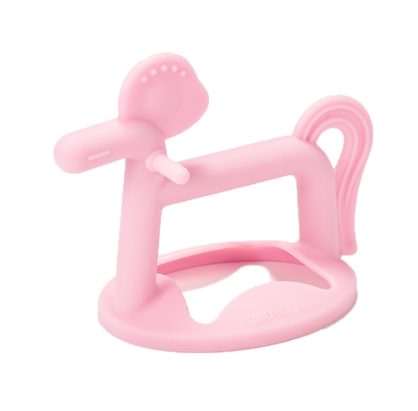 Gặm nướu silicone Moyuum hình ngựa hồng