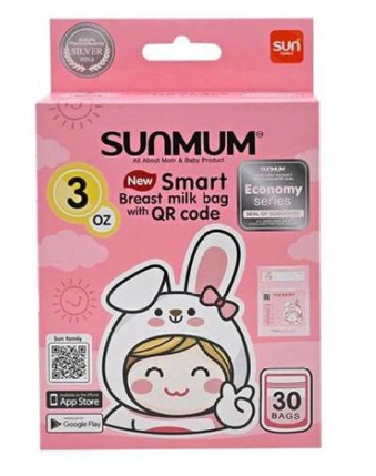 Túi trữ sữa Sunmum Thái 30x100ml