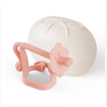 Gặm nướu Moyuum teether màu hồng 3M+