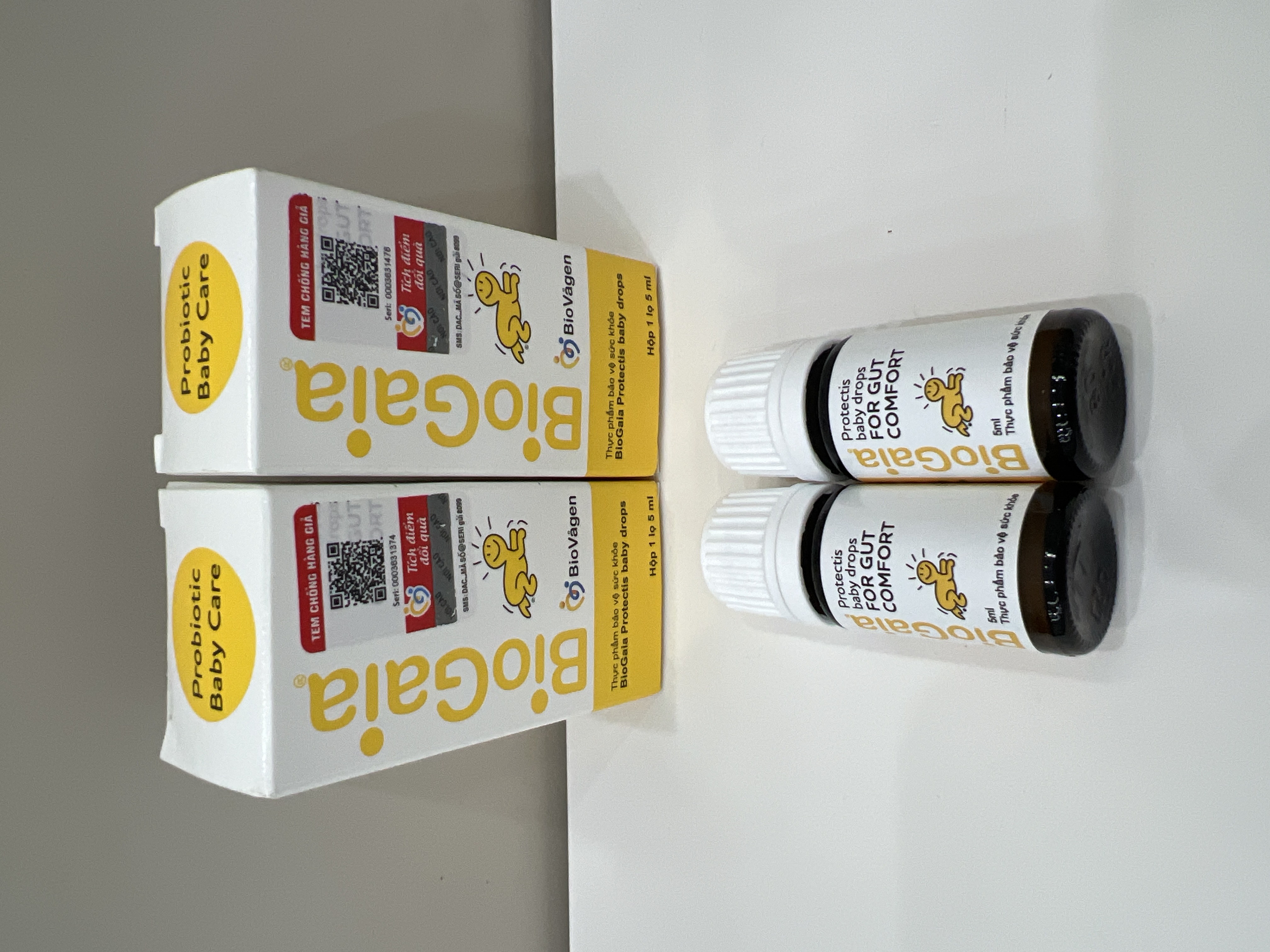 Men vi sinh Biogaia Thụy Điển lọ thuỷ tinh 5ml (0M+) hàng nhập khẩu