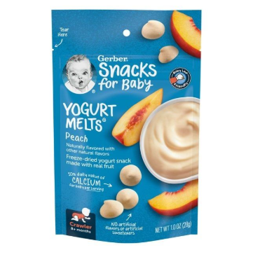 Sữa chua khô Gerber Mĩ vị mơ 28g 8M+