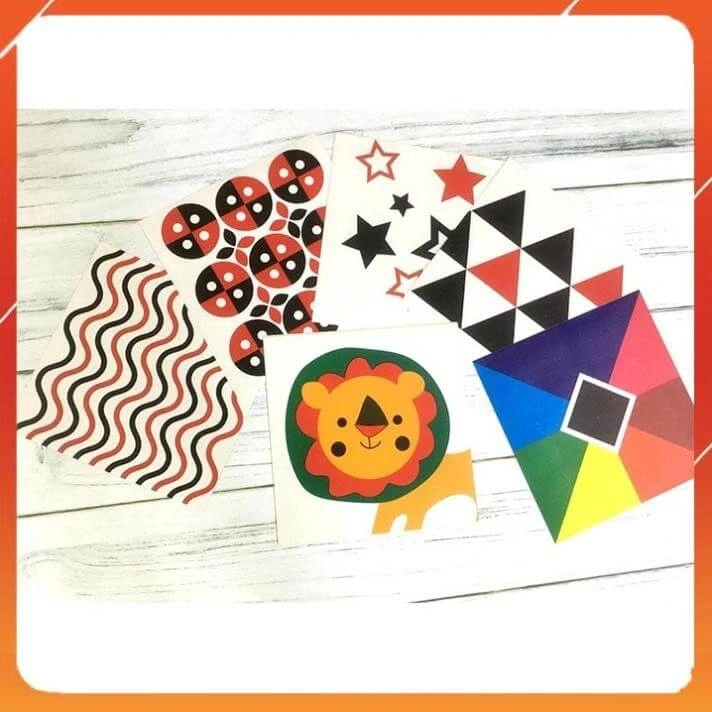 Bộ thẻ decal màu sắc