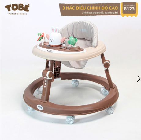 Xe tập đi Dubie 2.0 Tobe mã 8123 màu nâu