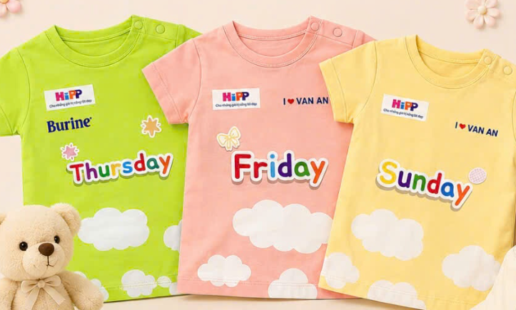 Áo phông cộc tay Burine 9-18M