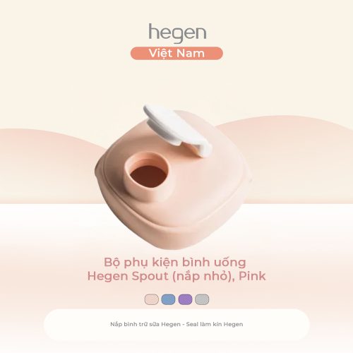 Nắp bình uống nước Hegen mầu hồng
