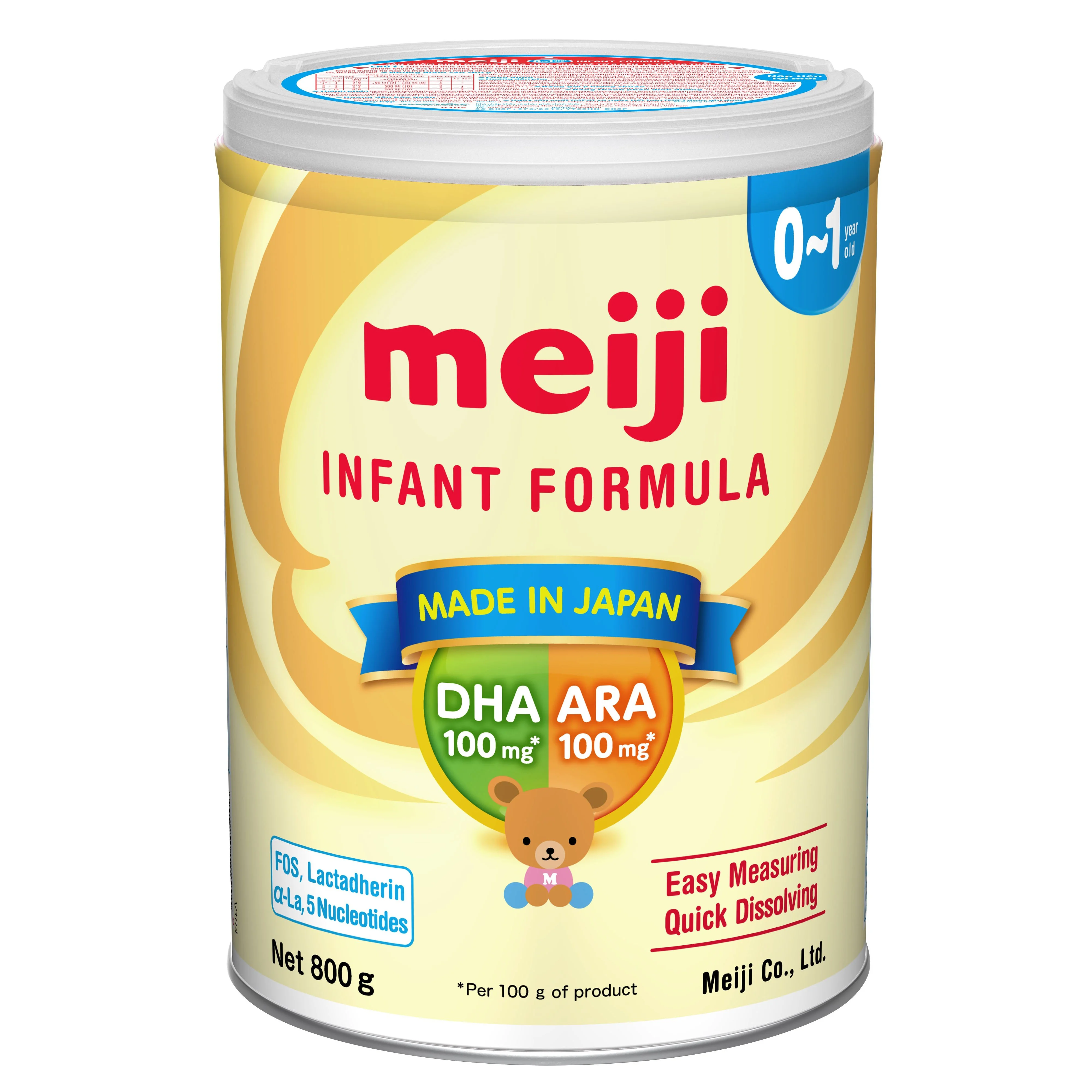 Sữa Meiji Nhật số 0-1 800g 0-12M hàng nhập khẩu