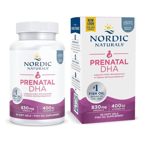 DHA bầu Nordic Naturals prenatal DHA Mỹ 90 viên