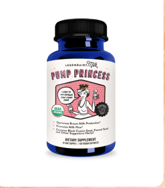 Viên uống lợi sữa hữu cơ Legendairy milk Pump Princess 60 viên