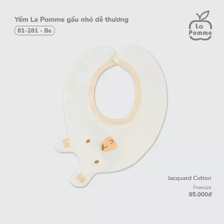 Yếm La Pomme gấu nhỏ dễ thương - Be