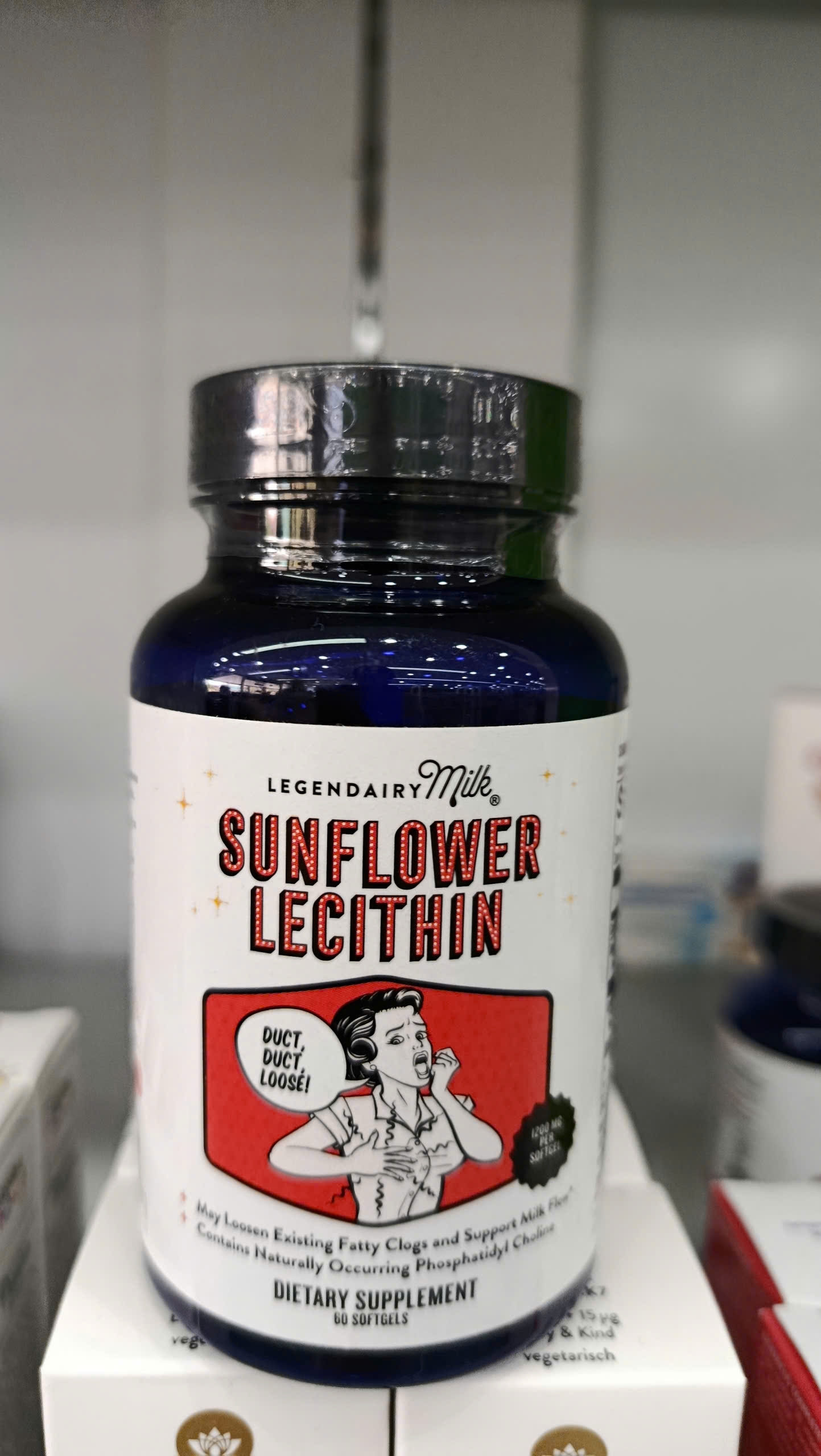 Viên uống chống viêm - tắc tia sữa Legendairy Milk Sunflower Lecithin 1200mg 60 viên