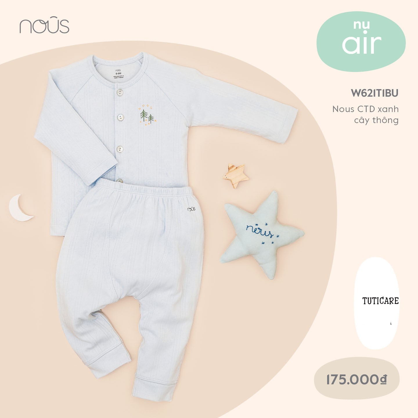Nous-Bộ CTD xanh cây thông 3-6M