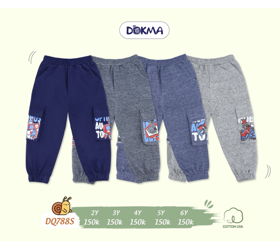 Quần da cá Dokma DQ788S
