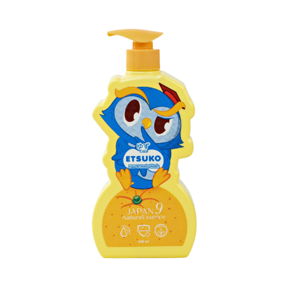 Sữa tắm gội dưỡng ẩm kháng khuẩn Etsuko hương quýt 400ml