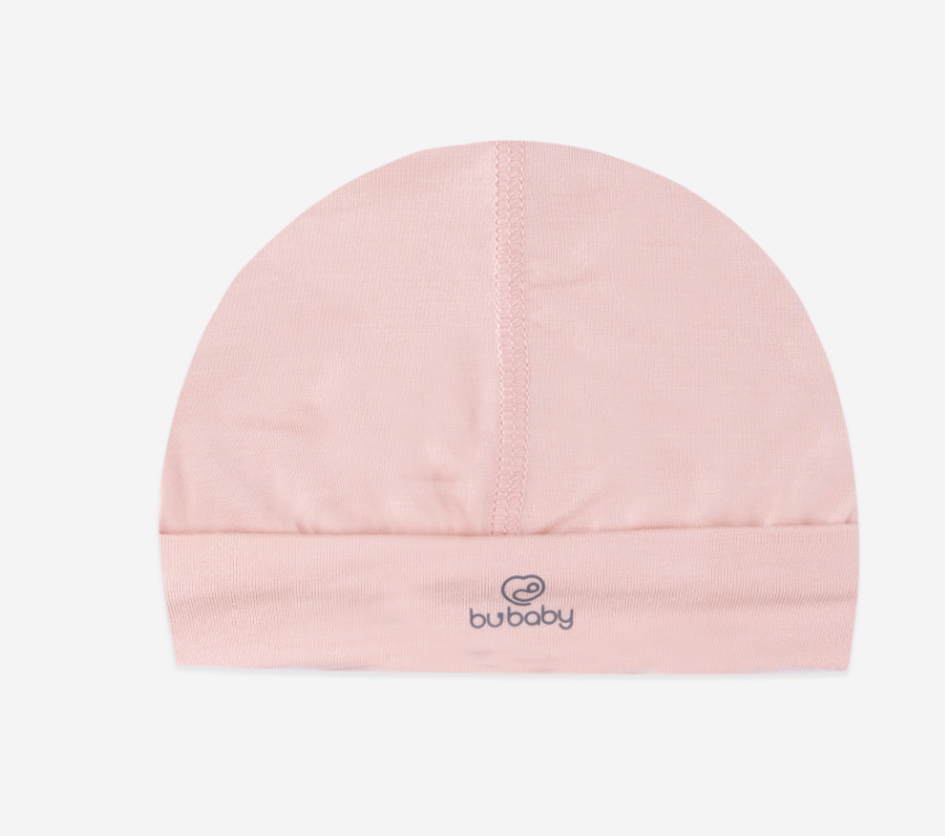 Mũ tròn Bamboo Bubaby - Hồng 0-3M
