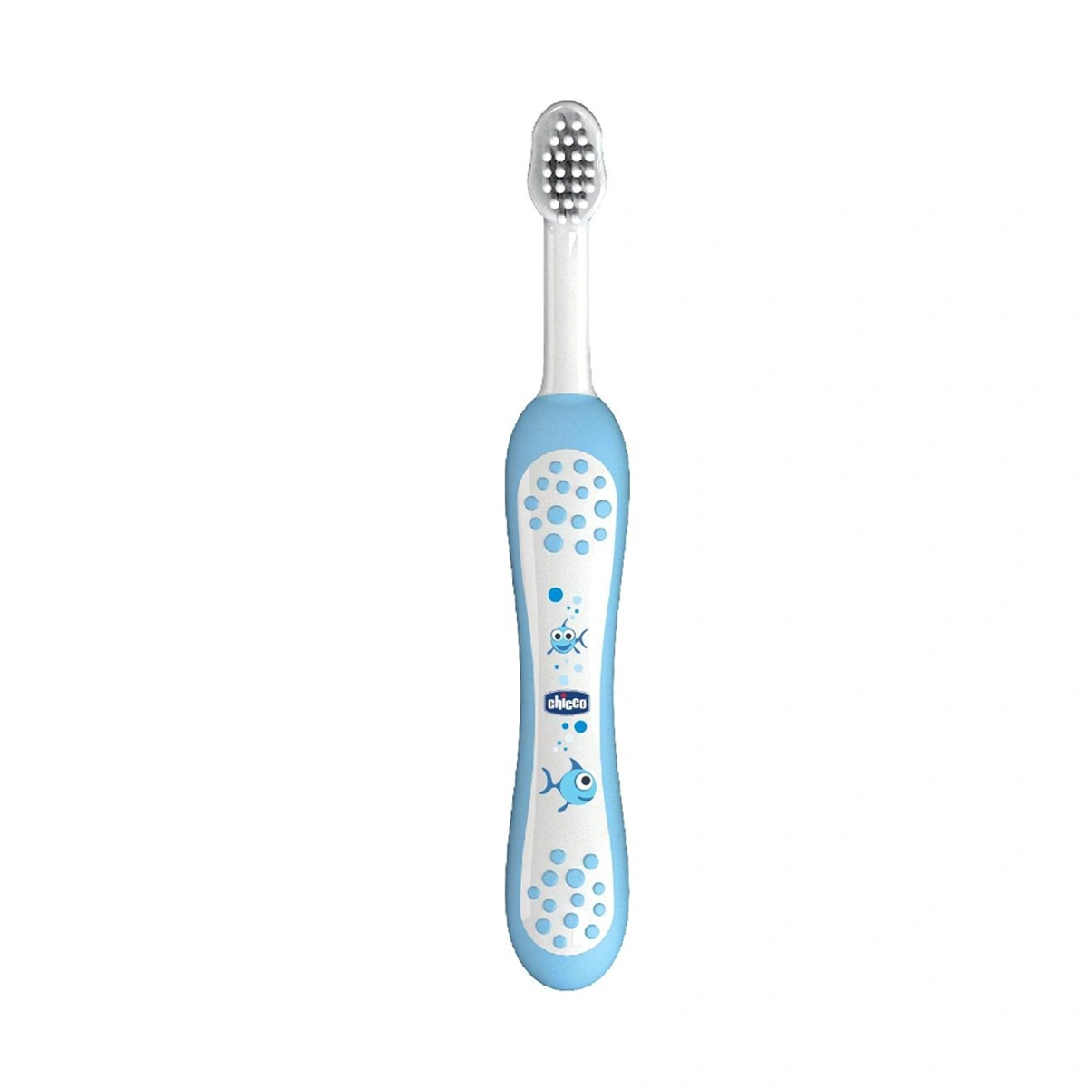 Bàn chải đánh răng Chicco Ý - Cá xanh (6M+)
