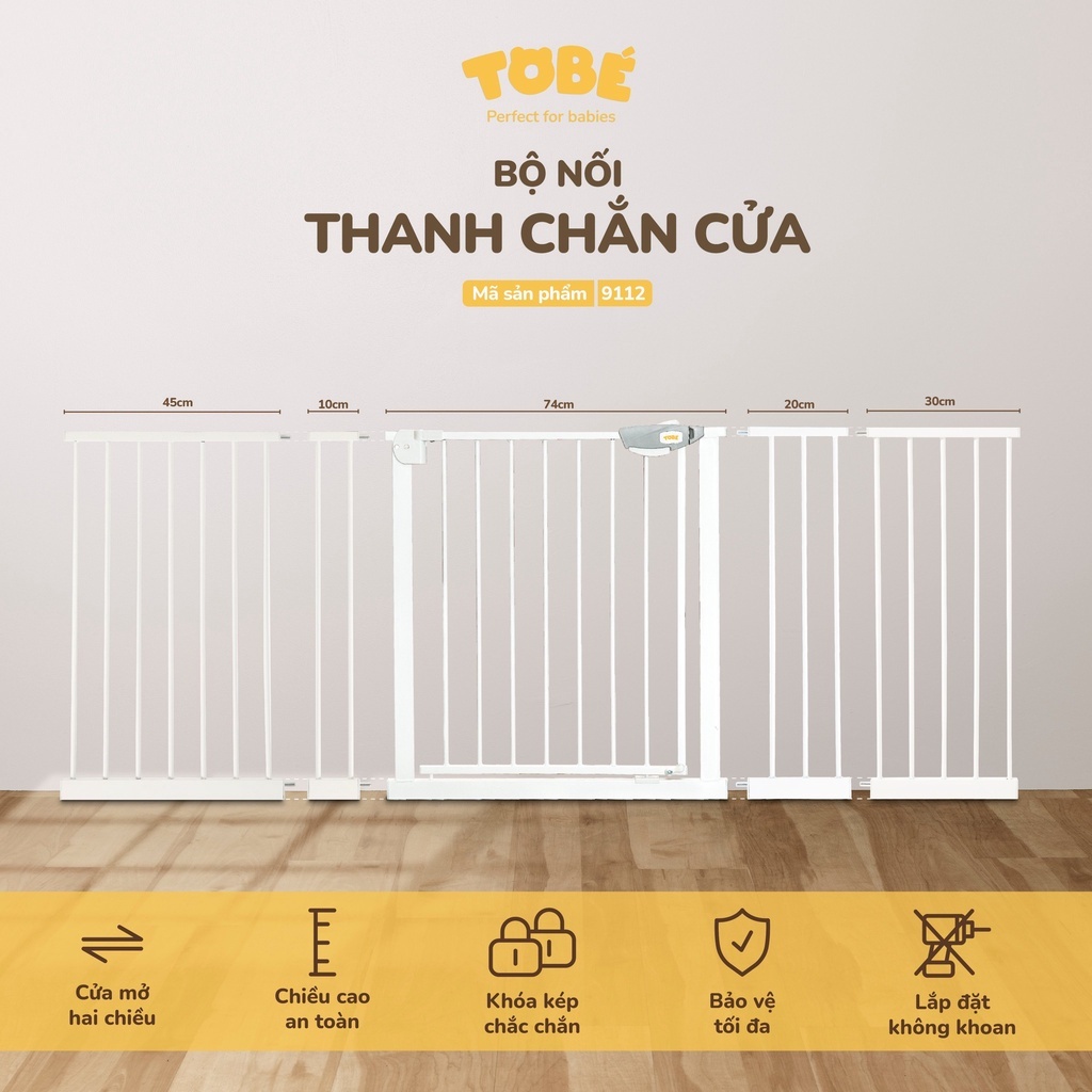 Nối dài thanh chắn cửa Tobe 20x70