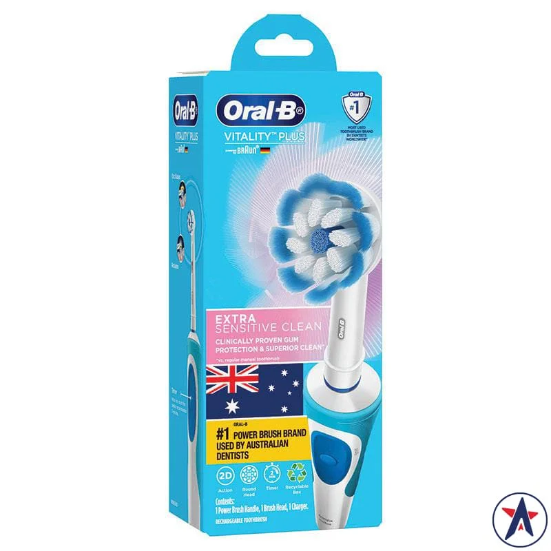 Bàn chải điện Oral B Vitaity Plus Extra Senstive Clean Úc