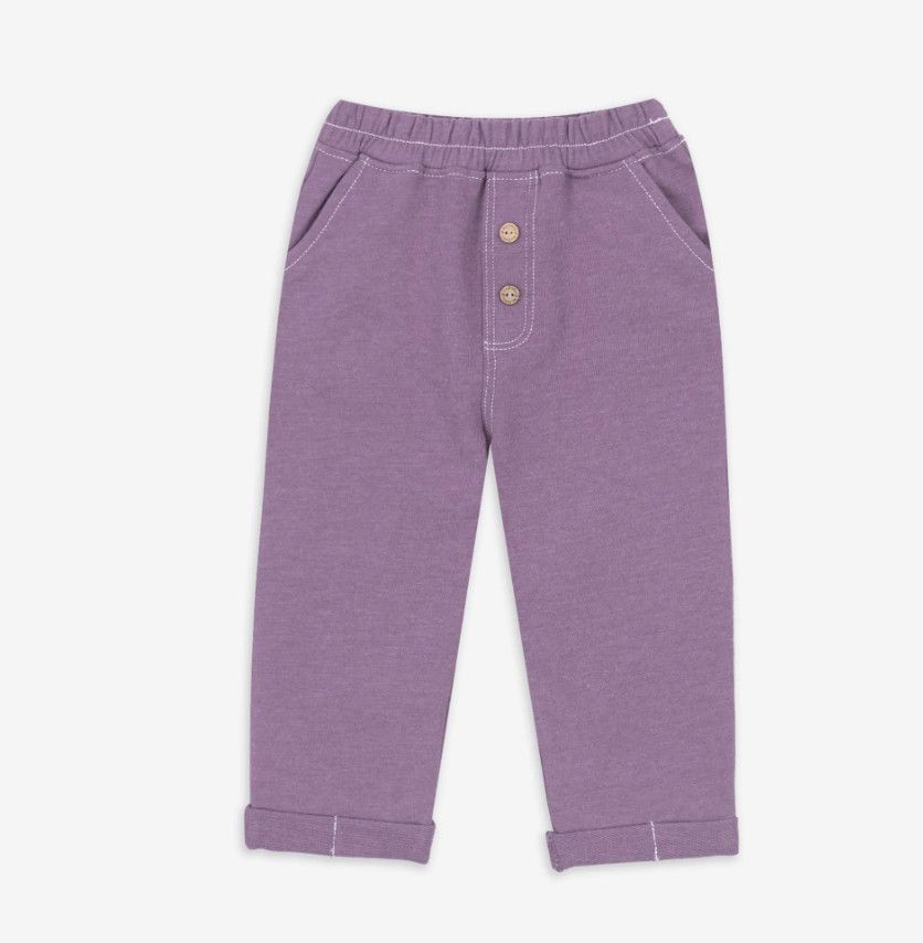 Bu- Quần dài Pure Cotton - Tím taro 3-4Y(14.5-15.5kg)