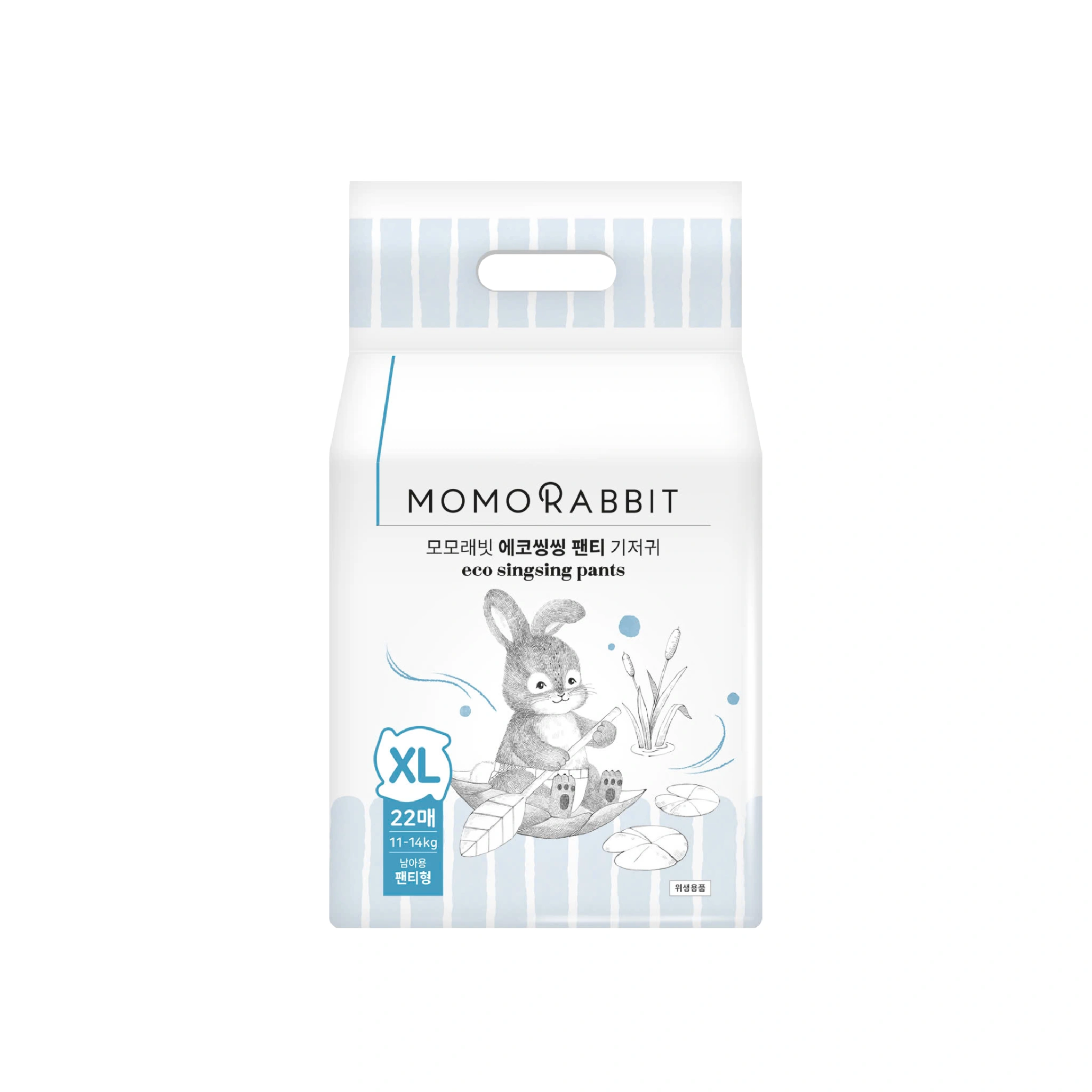Bỉm Momo Rabbit Eco singsing Hàn Quần XL22 boy (11-14kg)