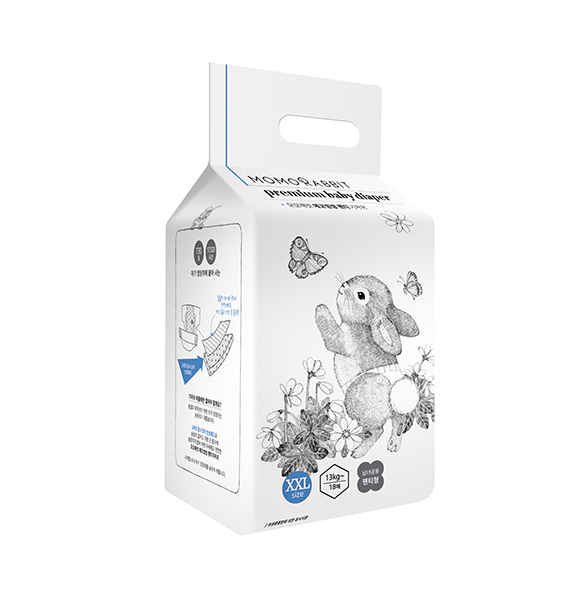 Bỉm Momo Rabbit Hàn Quần XXL18 (>13g)