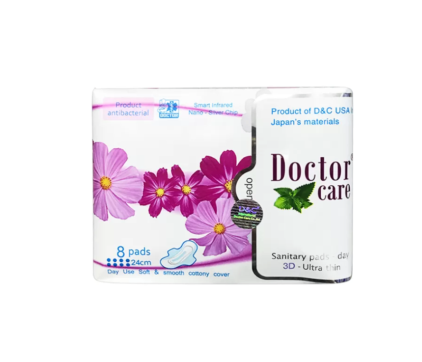 BVS Doctor Care ngày - có cánh 8 miếng (24cm)