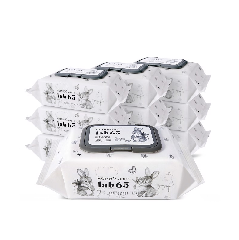 Khăn ướt Momo Rabbit Hàn có nắp 72 tờ