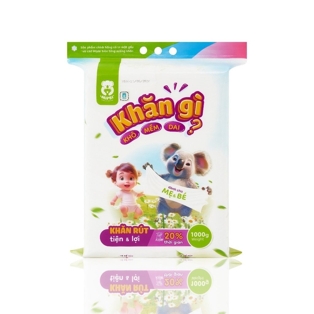 Khăn khô đa năng Mipbi 1000g