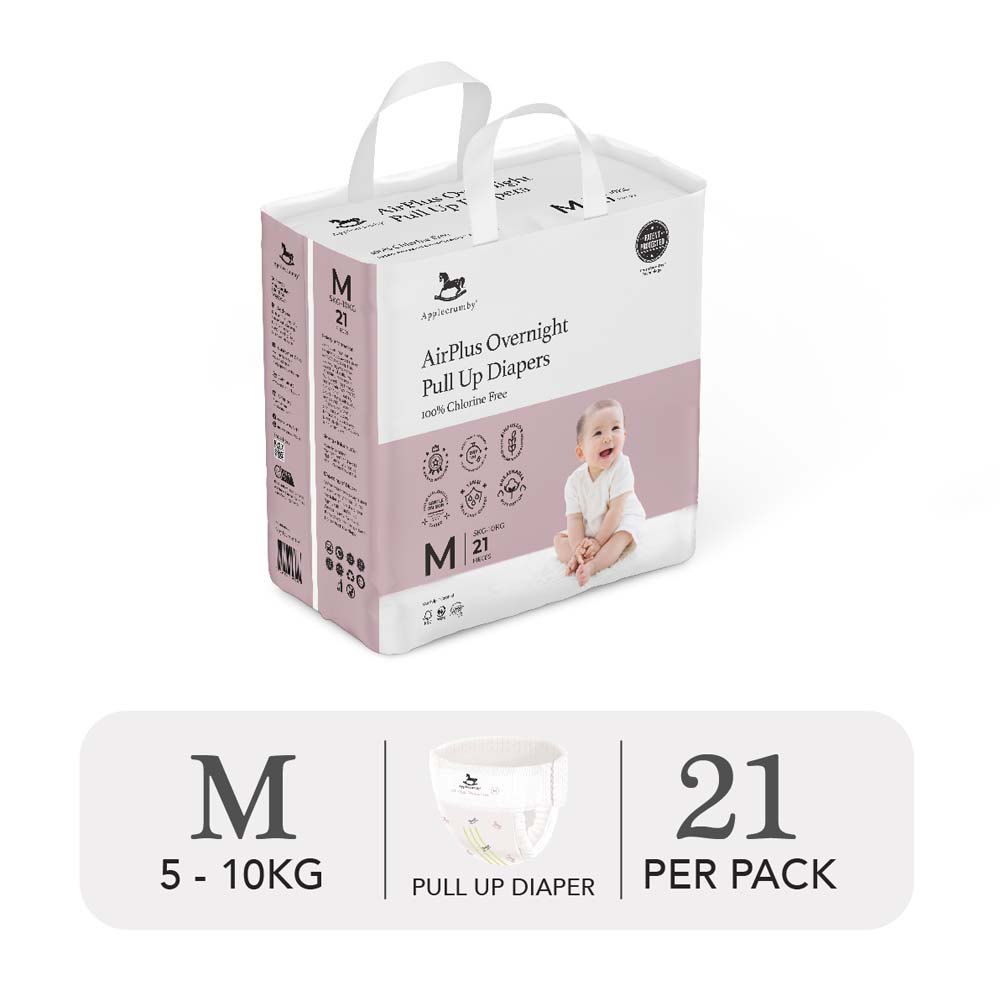 Bỉm ngựa Applecrumby Malaysia đêm mini quần