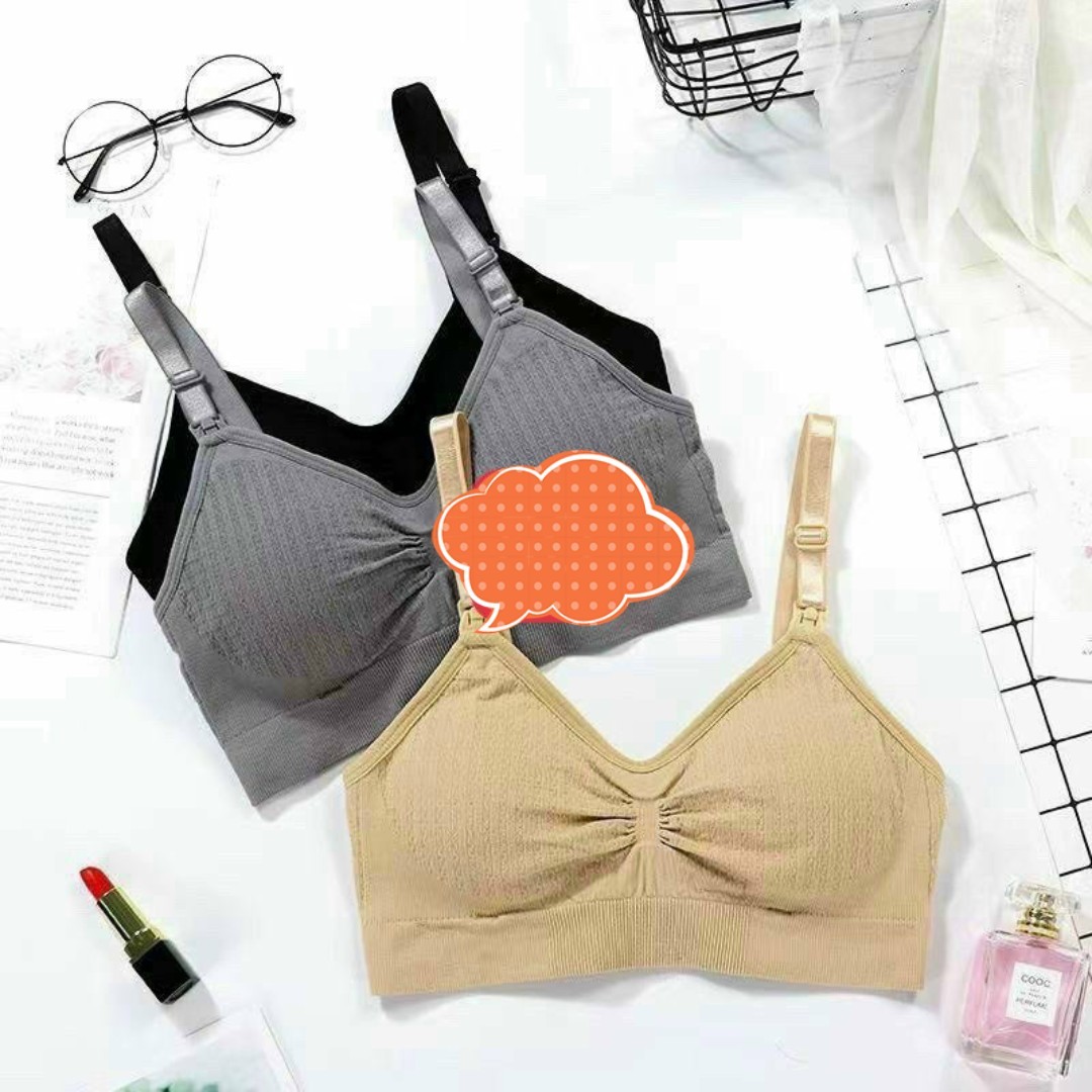 Áo lót bầu, cho con bú nhún ngực đen M