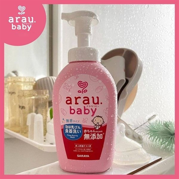 Nước rửa bình Arau Nhật chai 500ml