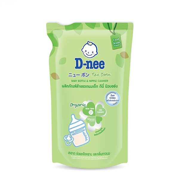 Nước rửa bình Dnee Thái Lan túi 550ml 0M+
