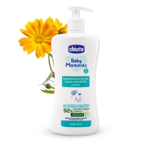 Sữa tắm gội Chicco Ý hoa cúc mới 500ml 0M+