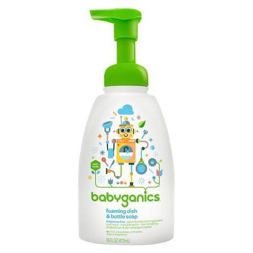 Nước rửa bình Babyganics Mỹ 473ml (0M+)
