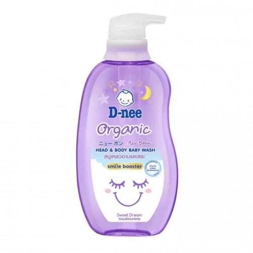 Sữa tắm gội Dnee Organic Thái tím 380ml 0M+