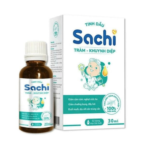 Tình dầu tràm- khuynh diệp Sachi Việt 30ml 0M+