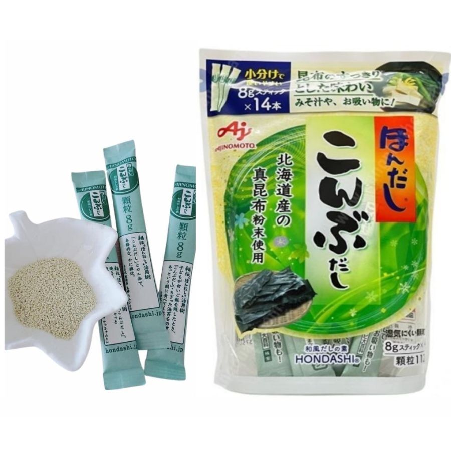 Hạt nêm Ajinomoto Nhật rong biển 8gx14 gói (8M+)