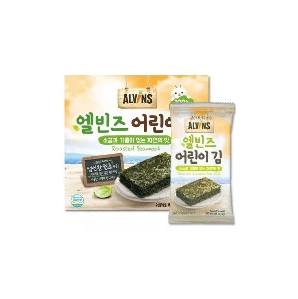 Rong biển tách muối Alvins Hàn 1.5gx10 gói (8M+)