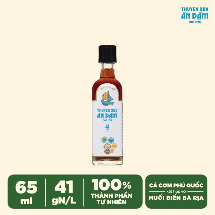 Nước mắm nhĩ Thuyền Xưa ăn dặm cho con 65ml 1Y+