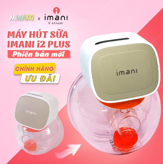 Máy hút sữa Imani Hàn Breast Pump I2 Plus (kèm phụ kiện)