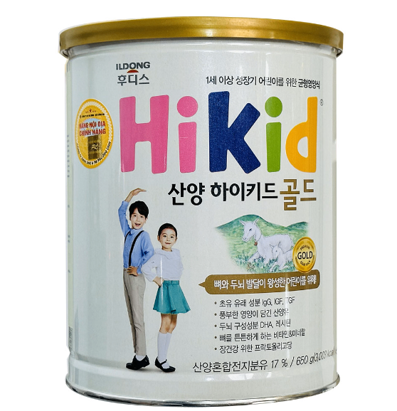 Sữa Hikid Hàn Quốc dê 700g (1-9y)