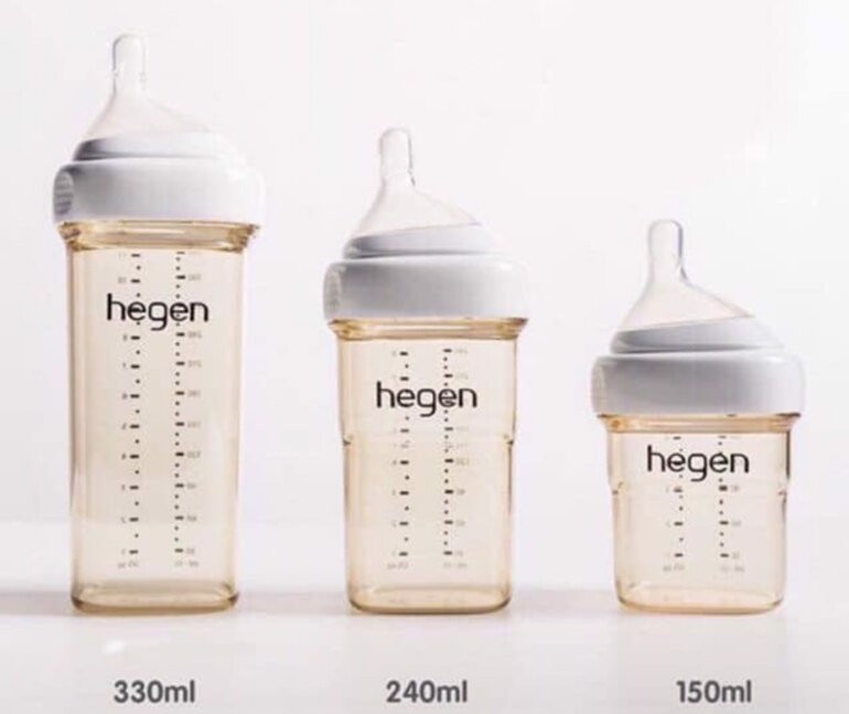 Bình sữa Hegen Singapo 240ml (núm số 2 3M+)