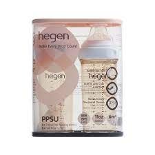 Bình sữa Hegen Singapo 330ml (núm số 3 6M+)