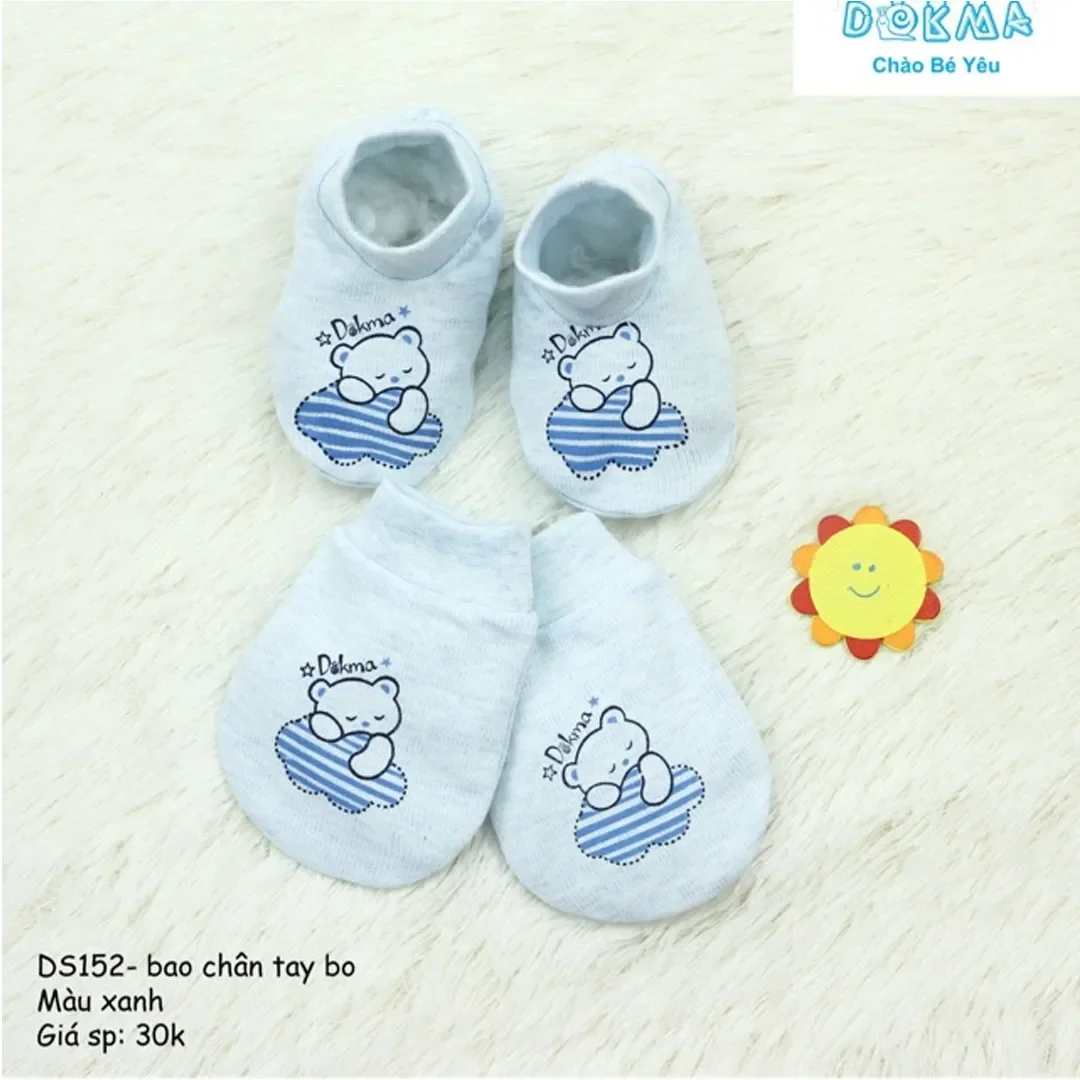 Dokma-Bao tay chân bo DS152 xanh